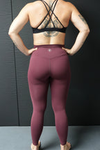 V1 LEGGING - BURGUNDY