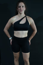 AURA PUSH-UP SHORT - BLACK
